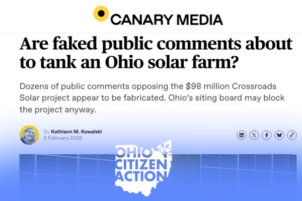 Fake Comments Are Threatening a $98 Million Ohio Solar Project